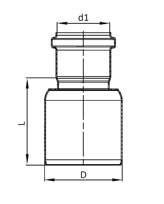 Чертеж штуцера