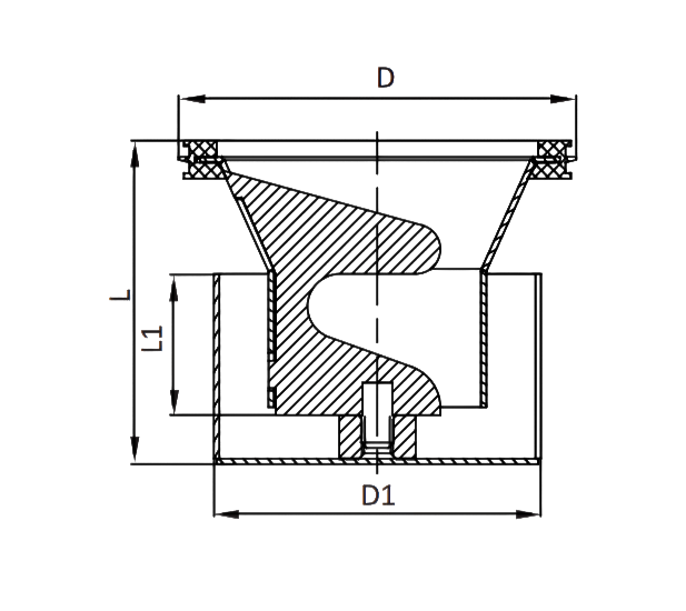 Чертеж клапана