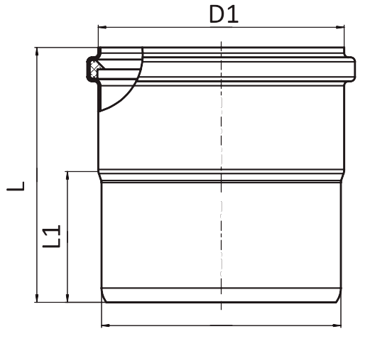 Чертеж штуцера