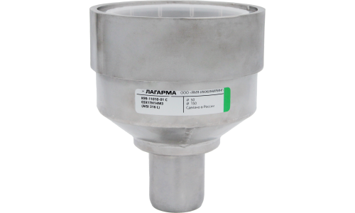 Нижняя часть шпигата с застоем, выпуск вниз